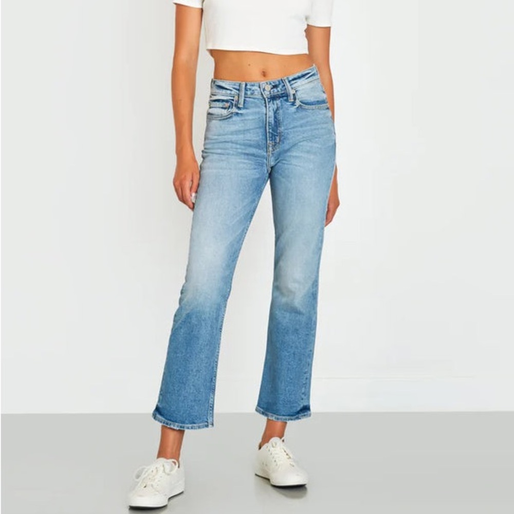NOEND Denim Farrah High Rise Kick Flare Jeans In Skokie